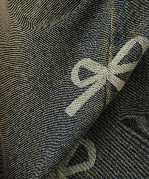 JOINT WORKS（ジョイントワークス）の「デニムサイドリボンパンツ（デニムパンツ・レディース・ブラック/ネイビー・SMALL/MEDIUM）」の9枚目の写真