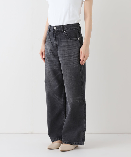 JOINT WORKS（ジョイントワークス）の「デニムサイドリボンパンツ（デニムパンツ・レディース・ブラック/ネイビー・SMALL/MEDIUM）」の10枚目の写真