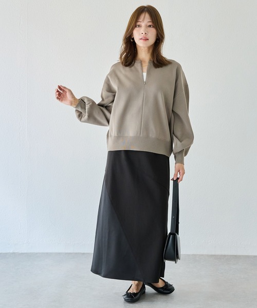 LAVEANGE(ラビアンジェ)の「切替ナロースカート(スカート・レディース・ブラウン/ブラック・M/5L/4L/3L/LL)」の18枚目の写真
