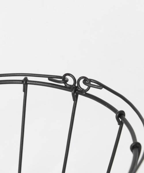 URBAN RESEARCH DOORS(アーバンリサーチドアーズ)の「fog linen work オーバルバスケットM(インテリア雑貨・レディース・ブラック・MEDIUM)」の8枚目の写真