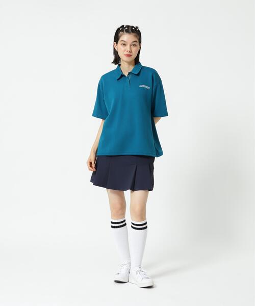 Jack Bunny!!(ジャックバニー)の「【Jack Bunny!!】T/Rダンボール五分袖ポロシャツ(ポロシャツ・レディース・グレー/ブルー/ネイビー・MEDIUM/LARGE/SMALL)」の10枚目の写真