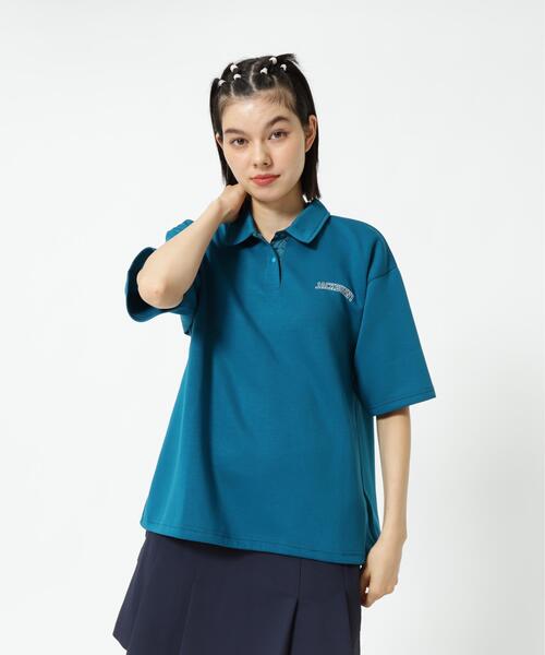 Jack Bunny!!(ジャックバニー)の「【Jack Bunny!!】T/Rダンボール五分袖ポロシャツ(ポロシャツ・レディース・グレー/ブルー/ネイビー・MEDIUM/LARGE/SMALL)」の12枚目の写真