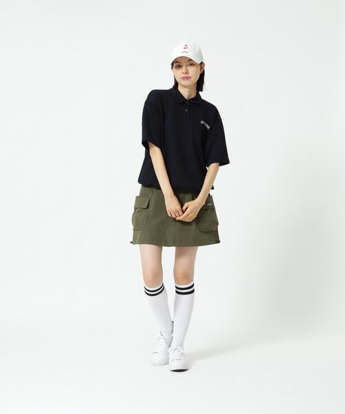 Jack Bunny!!(ジャックバニー)の「【Jack Bunny!!】T/Rダンボール五分袖ポロシャツ(ポロシャツ・レディース・グレー/ブルー/ネイビー・MEDIUM/LARGE/SMALL)」の18枚目の写真