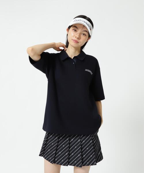 Jack Bunny!!(ジャックバニー)の「【Jack Bunny!!】T/Rダンボール五分袖ポロシャツ(ポロシャツ・レディース・グレー/ブルー/ネイビー・MEDIUM/LARGE/SMALL)」の19枚目の写真