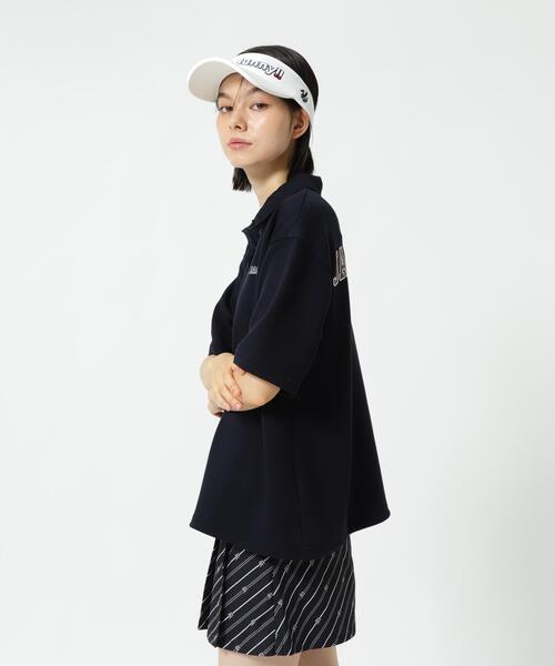 Jack Bunny!!(ジャックバニー)の「【Jack Bunny!!】T/Rダンボール五分袖ポロシャツ(ポロシャツ・レディース・グレー/ブルー/ネイビー・MEDIUM/LARGE/SMALL)」の20枚目の写真