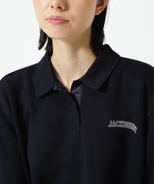Jack Bunny!!(ジャックバニー)の「【Jack Bunny!!】T/Rダンボール五分袖ポロシャツ(ポロシャツ・レディース・グレー/ブルー/ネイビー・MEDIUM/LARGE/SMALL)」の22枚目の写真