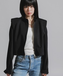 Chick | Stand Collar Double Zip Sweatshirt / スタンドネックダブルジップスウェット(スウェット)