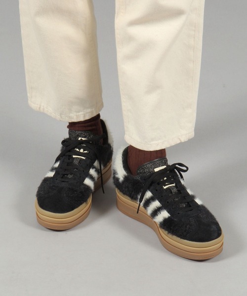 PBLIM（ページボーイリム）の「《UNISEX》adidas/GAZELLE BOLD W（スニーカー・レディース・ピンク/ブラック・MEDIUM/LARGE）」の3枚目の写真