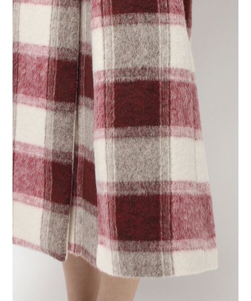 セール】ミディレングスシャギーチェックコート（その他アウター