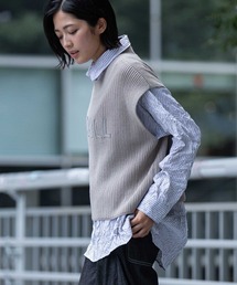 【みき　munich ニット】 コットンニットビッグタンクトップ – Munich web shop
