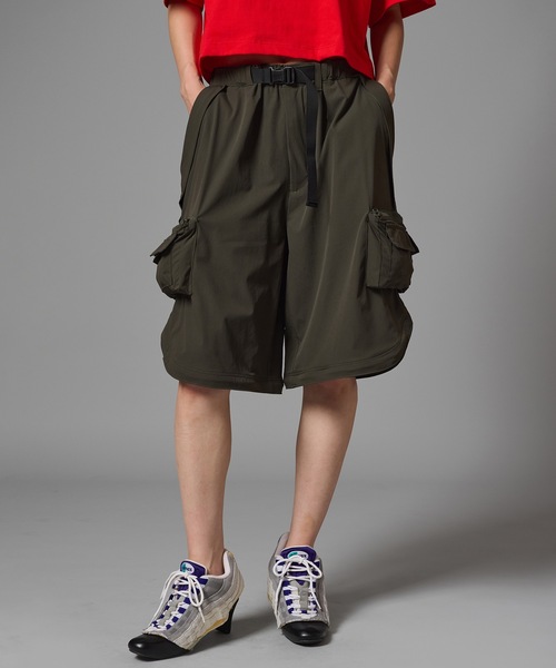 NON TOKYO(ノントーキョー)の「2WAY CARGO PANTS(カーゴパンツ・レディース・レッド/カーキ/ブラック・2/1)」の20枚目の写真