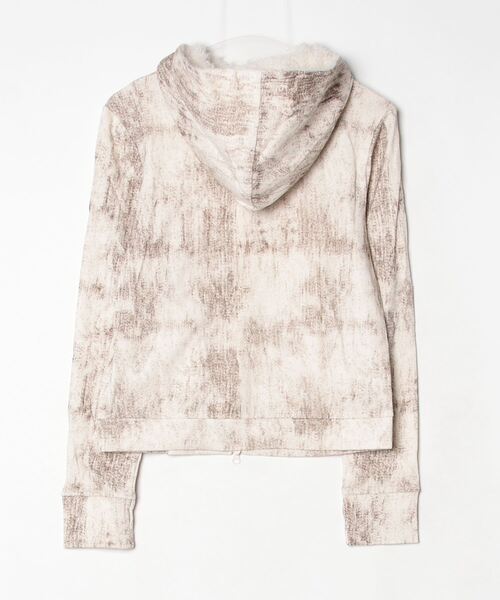 .KOM(ドットコム)の「A'GEM/9 × .kom 『.KOM/ドットケーオーエム』 Faux Shearling Collar Grunge Jacket/フェイクムートン襟付き グランジ加工ジャケット(ブルゾン・レディース・ベージュ/ブラック・FREE)」の17枚目の写真