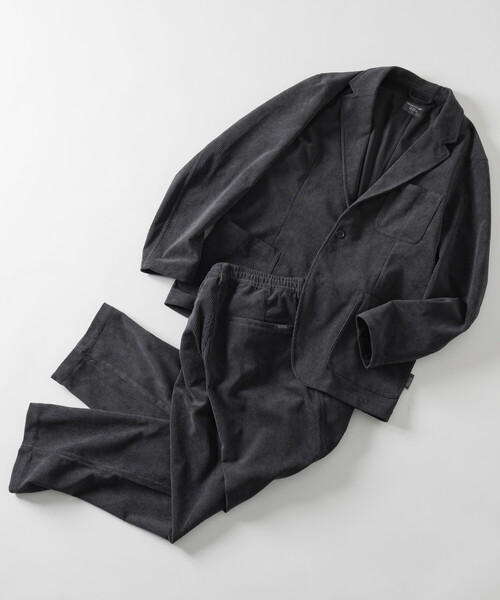 FREAK'S STORE（フリークスストア）の「コーデュロイ 2Bジャケット リラックスフィット セットアップ Fabric by SOLOTEX®︎/コーデュロイジャケット コーデュロイパンツ（セットアップ・メンズ・チャコールグレー/ブラック/ブラウン・SMALL/MEDIUM/LARGE）」の4枚目の写真
