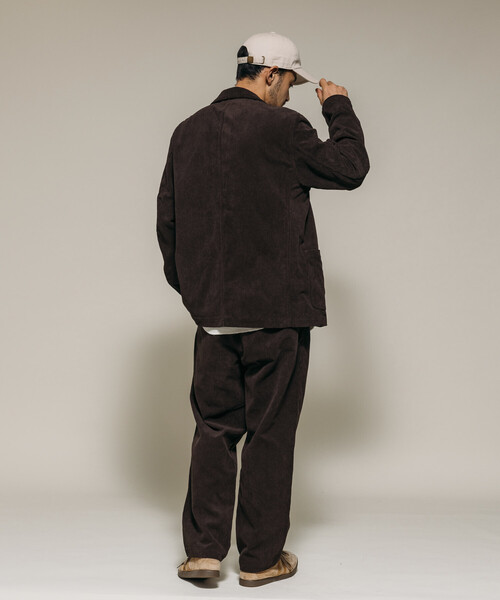 FREAK'S STORE（フリークスストア）の「コーデュロイ 2Bジャケット リラックスフィット セットアップ Fabric by SOLOTEX®︎/コーデュロイジャケット コーデュロイパンツ（セットアップ・メンズ・チャコールグレー/ブラック/ブラウン・SMALL/MEDIUM/LARGE）」の14枚目の写真