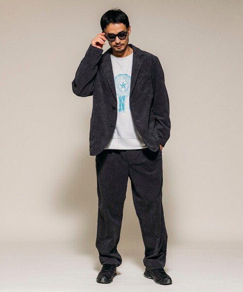 SOLOTEX コーデュロイ 2Bジャケット セットアップ テーラード