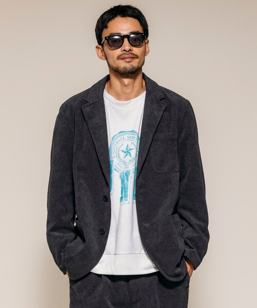 セール】SOLOTEX コーデュロイ 2Bジャケット セットアップ テーラード