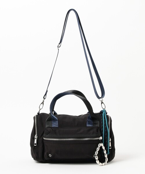 Ray BEAMS(レイビームス)の「CONTROL FREAK / ミリタリー チャーム ボストン バッグ(トートバッグ・レディース・カーキ/ブラック・ONE SIZE)」の6枚目の写真