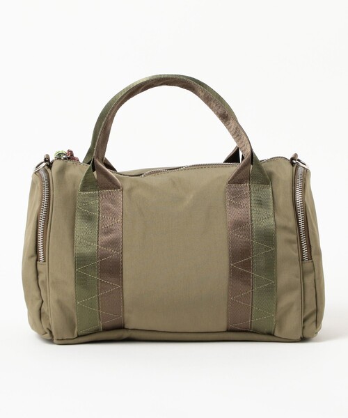 Ray BEAMS(レイビームス)の「CONTROL FREAK / ミリタリー チャーム ボストン バッグ(トートバッグ・レディース・カーキ/ブラック・ONE SIZE)」の9枚目の写真