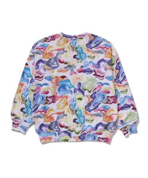 ART CAMO APE HEAD RELAXED FIT CREWNECK SWEATSHIRT（スウェット）｜A