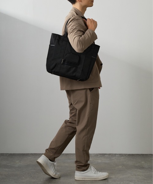 グッシオ ウォーモ】ナイロンビジネストートバッグ 軽量 A4（ビジネス