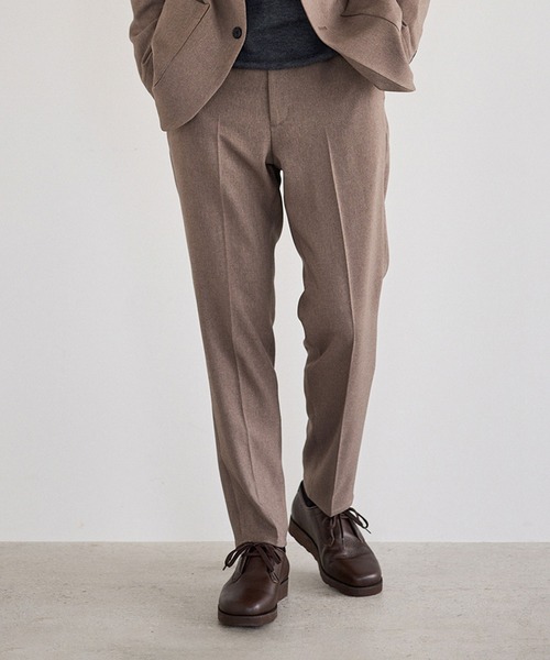 JUN STANDARD PICKS（ジュンスタンダードピックス）の「ウーリッシュカルゼイージースラックス/セットアップ対応（スラックス・メンズ・ベージュ/ネイビー・S/LL/L/M）」の2枚目の写真