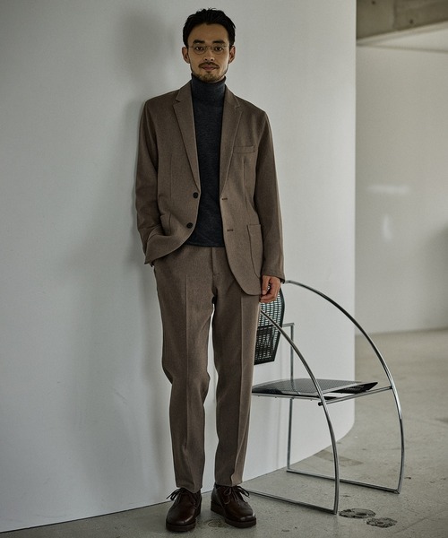 JUN STANDARD PICKS（ジュンスタンダードピックス）の「ウーリッシュカルゼイージースラックス/セットアップ対応（スラックス・メンズ・ベージュ/ネイビー・S/LL/L/M）」の7枚目の写真