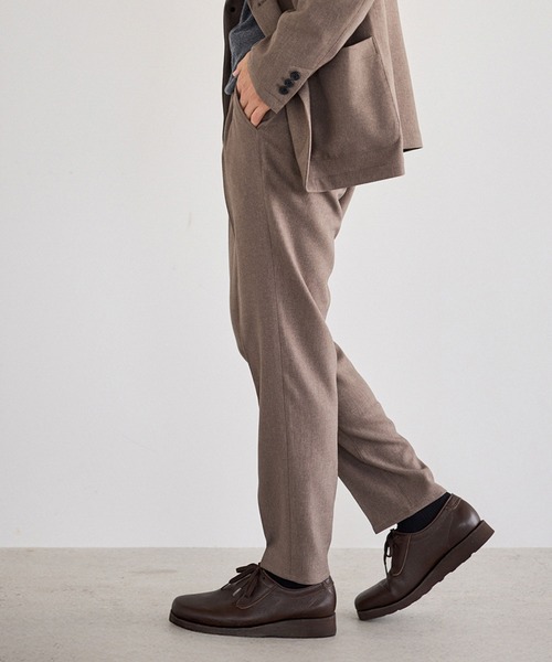 JUN STANDARD PICKS（ジュンスタンダードピックス）の「ウーリッシュカルゼイージースラックス/セットアップ対応（スラックス・メンズ・ベージュ/ネイビー・S/LL/L/M）」の12枚目の写真