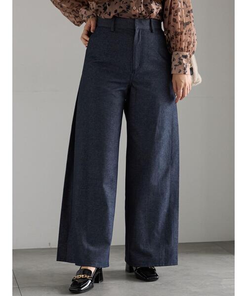 Te chichi（テチチ）の「サイドタックデザインパンツ《2025Autumn catalog vol.2 item》（その他パンツ・レディース・ブルー/キャメル・F）」の9枚目の写真