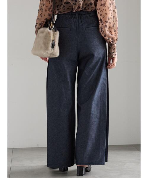 Te chichi（テチチ）の「サイドタックデザインパンツ《2025Autumn catalog vol.2 item》（その他パンツ・レディース・ブルー/キャメル・F）」の10枚目の写真