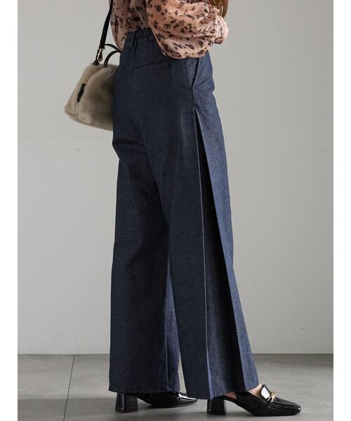 Te chichi（テチチ）の「サイドタックデザインパンツ《2025Autumn catalog vol.2 item》（その他パンツ・レディース・ブルー/キャメル・F）」の11枚目の写真