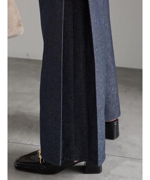 Te chichi（テチチ）の「サイドタックデザインパンツ《2025Autumn catalog vol.2 item》（その他パンツ・レディース・ブルー/キャメル・F）」の16枚目の写真