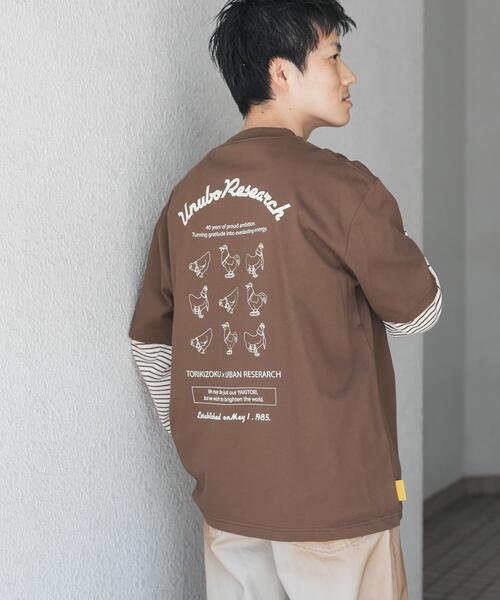 URBAN RESEARCH(アーバンリサーチ)の「鳥貴族×UR UnuboResearch SHORT-SLEEVE T-SHIRTS A(Tシャツ/カットソー・メンズ・チャコールグレー/ブラック/モカ/オートミール/ホワイト・X-LARGE/LARGE/MEDIUM)」の15枚目の写真