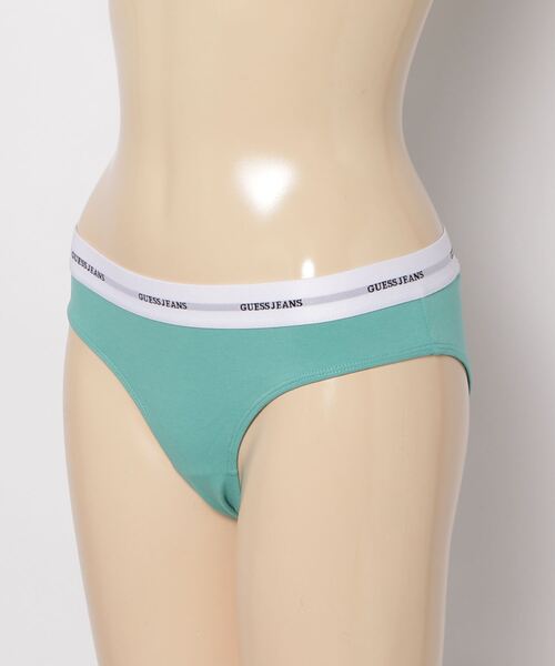 GUESS JEANS（ゲスジーンズ）の「GUESS JEANS GJ BRIEF ゲス スタンダードカット ショーツ パンツ（ショーツ・レディース・グリーン・L/S）」の4枚目の写真