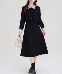 center i（センターアイ）の「キレイめレイヤードワンピース（ワンピース）」