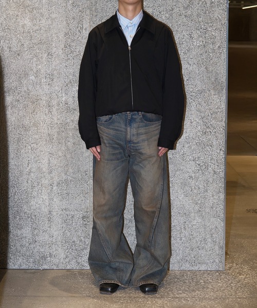 NVRFRGT(ネヴァーフォーゲット)の「別注 wool utility jacket(ブルゾン・メンズ・グレー/ブラック・1/2/3)」の7枚目の写真