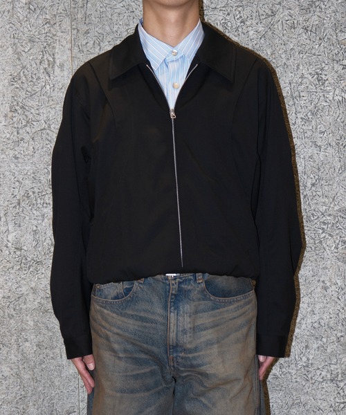 NVRFRGT(ネヴァーフォーゲット)の「別注 wool utility jacket(ブルゾン・メンズ・グレー/ブラック・1/2/3)」の6枚目の写真