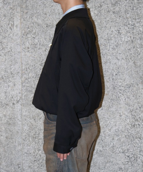 NVRFRGT(ネヴァーフォーゲット)の「別注 wool utility jacket(ブルゾン・メンズ・グレー/ブラック・1/2/3)」の5枚目の写真