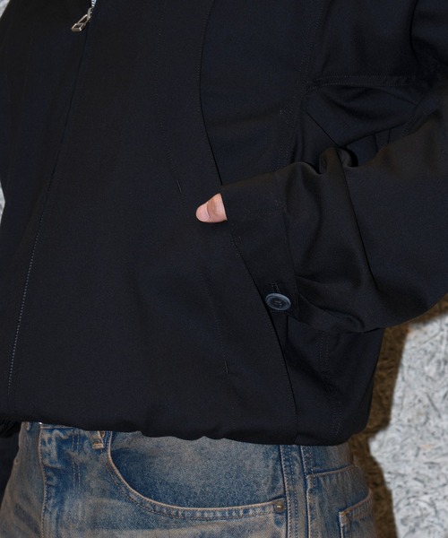 NVRFRGT(ネヴァーフォーゲット)の「別注 wool utility jacket(ブルゾン・メンズ・グレー/ブラック・1/2/3)」の20枚目の写真