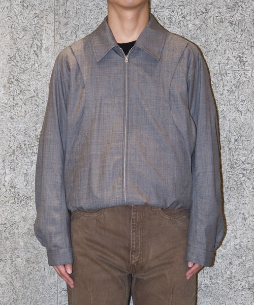 NVRFRGT(ネヴァーフォーゲット)の「別注 wool utility jacket(ブルゾン・メンズ・グレー/ブラック・1/2/3)」の16枚目の写真