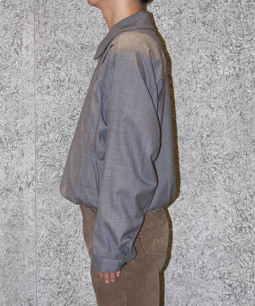 NVRFRGT(ネヴァーフォーゲット)の「別注 wool utility jacket(ブルゾン・メンズ・グレー/ブラック・1/2/3)」の15枚目の写真