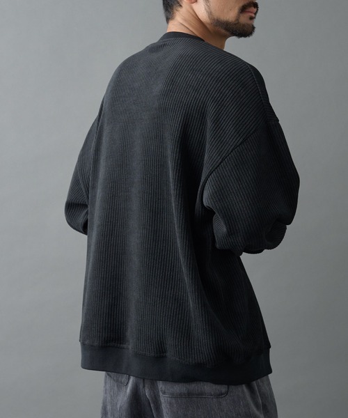 COLONY 2139（コロニートゥーワンスリーナイン）の「カットコーデュロイクルーネック（Tシャツ/カットソー・メンズ・ブラック/チャコールグレー/オレンジ/ホワイト・MEDIUM/LARGE）」の12枚目の写真