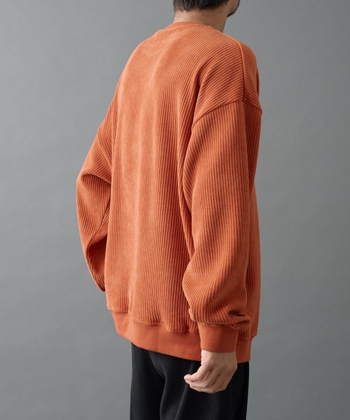 COLONY 2139（コロニートゥーワンスリーナイン）の「カットコーデュロイクルーネック（Tシャツ/カットソー・メンズ・ブラック/チャコールグレー/オレンジ/ホワイト・MEDIUM/LARGE）」の19枚目の写真