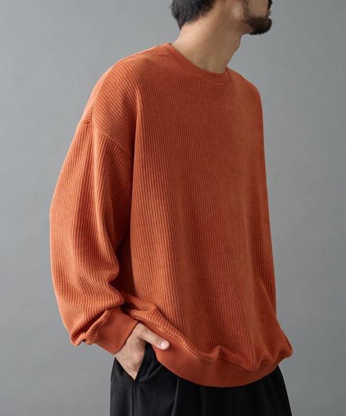 COLONY 2139（コロニートゥーワンスリーナイン）の「カットコーデュロイクルーネック（Tシャツ/カットソー・メンズ・ブラック/チャコールグレー/オレンジ/ホワイト・MEDIUM/LARGE）」の20枚目の写真