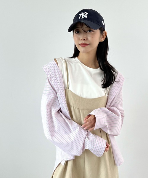 Futier land（フューティアランド）の「ピーチ起毛タックサロペット（サロペット/オーバーオール・レディース・ベージュ/ブラウン/ブラック・MEDIUM）」の6枚目の写真