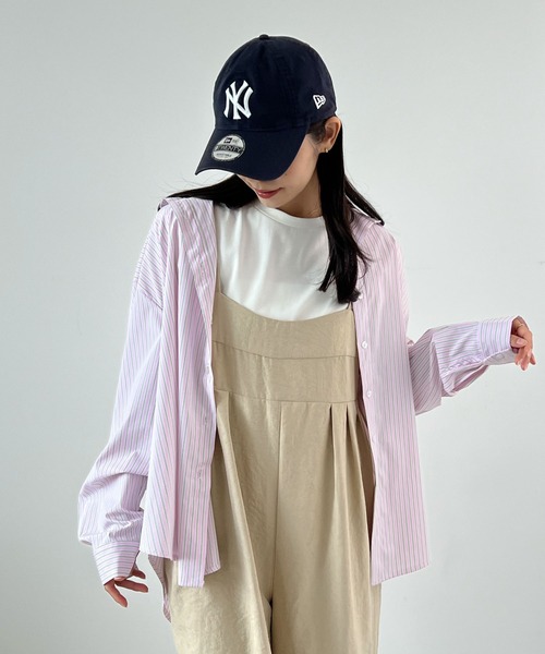 Futier land（フューティアランド）の「ピーチ起毛タックサロペット（サロペット/オーバーオール・レディース・ベージュ/ブラウン/ブラック・MEDIUM）」の10枚目の写真