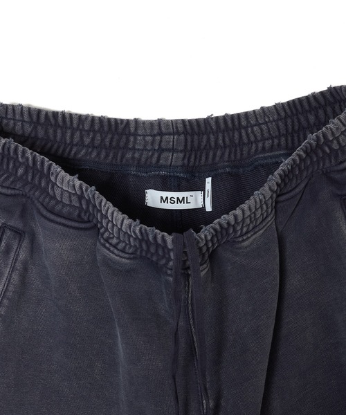 MSML（エムエスエムエル）の「VINTAGE GARMENT DYE M HIGH SWEAT PANTS（スウェットパンツ・メンズ・ネイビー/オートミール/ブラック・M/L/XL/S）」の12枚目の写真