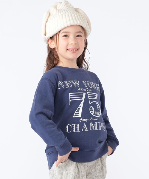 SHIPS(シップス)の「SHIPS KIDS:フリース フライト ニット ワッチキャップ(ニットキャップ/ビーニー・キッズ・ベージュ/ライトグレー/ネイビー/オフホワイト・ONE SIZE)」の8枚目の写真