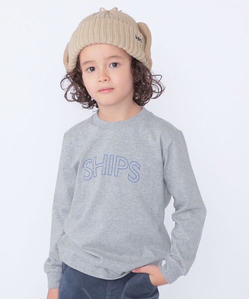 SHIPS(シップス)の「SHIPS KIDS:フリース フライト ニット ワッチキャップ(ニットキャップ/ビーニー・キッズ・ベージュ/ライトグレー/ネイビー/オフホワイト・ONE SIZE)」の18枚目の写真