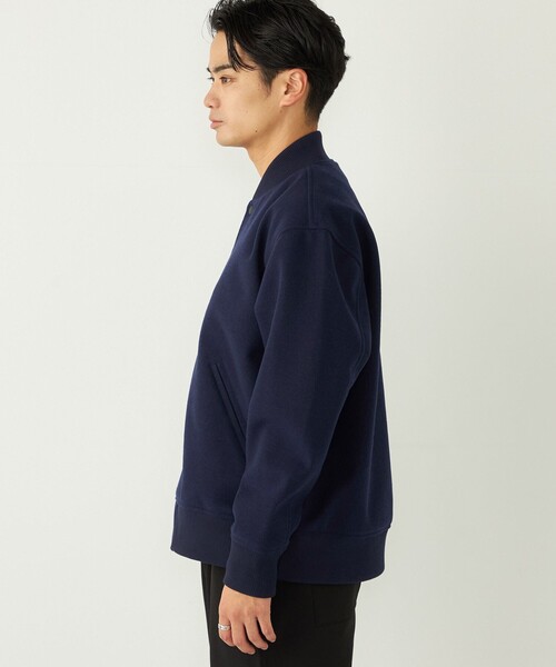 SHIPS Colors（シップス カラーズ）の「SHIPS Colors:ウール ミックス スタジアム ブルゾン（ブルゾン・メンズ・ネイビー/ベージュ・X-LARGE/LARGE/MEDIUM）」の17枚目の写真