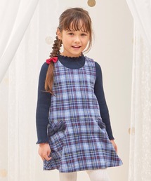 KP（ケーピー）の「Wジャカードチェック ジャンパースカート（ジャンパースカート）」